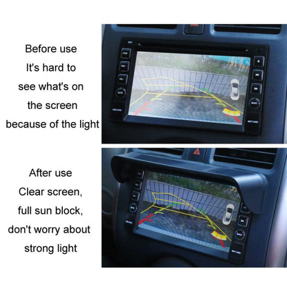 Car Navigation Display Universal Sun Visor, Size: Carbon Pattern M - Car Interior Mouldings by buy2fix | Online Shopping UK | buy2fix