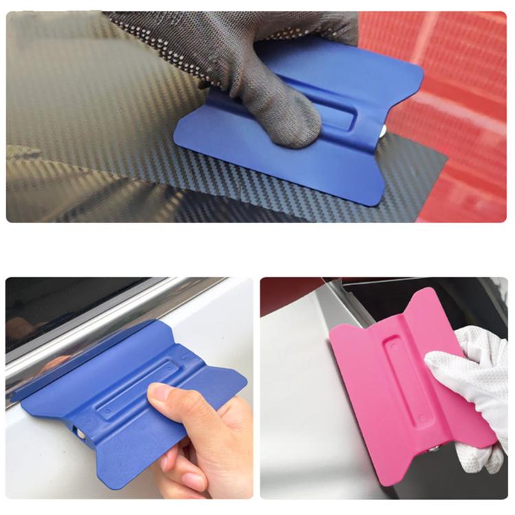 With Magnet Car Film Scraper Plastic Winged Scraper Tool(Pink) - Sticker Tools by buy2fix | Online Shopping UK | buy2fix