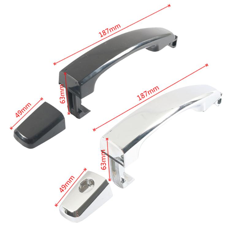 Car Door Outer Handle Accessories For Chevrolet Aveo, Model: Electroplating Left Front 96468266/96468280 - Door Handles by buy2fix | Online Shopping UK | buy2fix