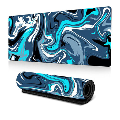 Large Abstract Mouse Pad Gamer Office Computer Desk Mat, Size: 300x800x2mm(Abstract Fluid 9) - Mouse Pads by buy2fix | Online Shopping UK | buy2fix