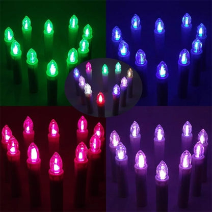 2 Boxes Christmas Tree Decoration LED Clip Candle Valentine Day Remote Control Candle - Candles & Candle Holders by buy2fix | Online Shopping UK | buy2fix