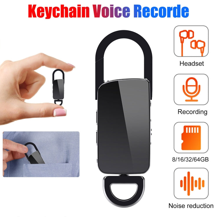 S20 16GB Keychain HD Noise Reduction Portable Recording Pen - U-Disk Recorder by buy2fix | Online Shopping UK | buy2fix