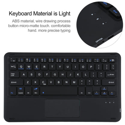 A500-A Detachable Bluetooth Keyboard Ultrathin Horizontal Flip Leather Tablet Case with Touchpad & Holder for Samsung Galaxy Tab A7 10.4 (2020) T500 / T505(Black) - Samsung Keyboard by buy2fix | Online Shopping UK | buy2fix