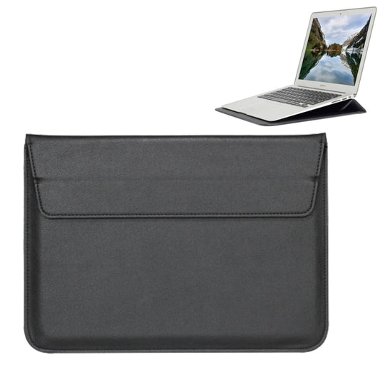 Universal Envelope Style PU Leather Case with Holder for Ultrathin Notebook Tablet PC 11.6 inch, Size: 32.5x21.5x1cm(Black) - 10 - 11 inch by buy2fix | Online Shopping UK | buy2fix