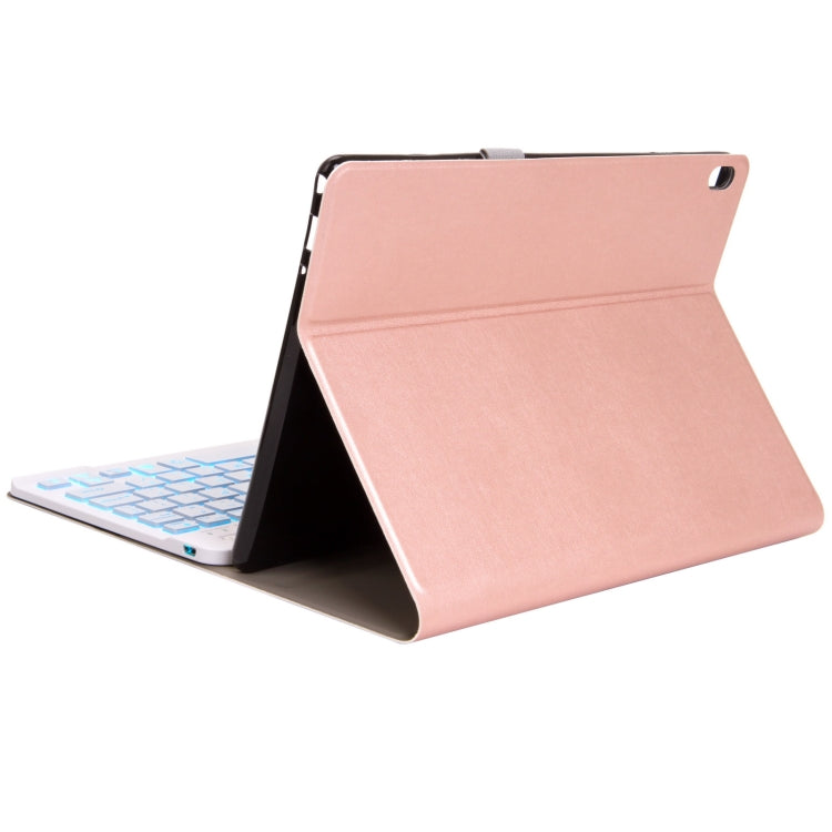M10 2 in 1 Removable Bluetooth Keyboard + Leather Tablet Case with Holder for Lenovo Tab M10 TB-X505X (Rose Gold) - Lenovo Keyboard by buy2fix | Online Shopping UK | buy2fix