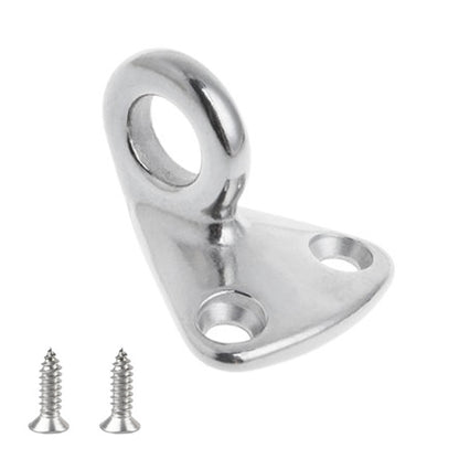 316 Stainless Steel Yacht Fender Hook Ring Coat Hook with 2 x 3.9x13 Screws - Marine Accessories & Parts by buy2fix | Online Shopping UK | buy2fix