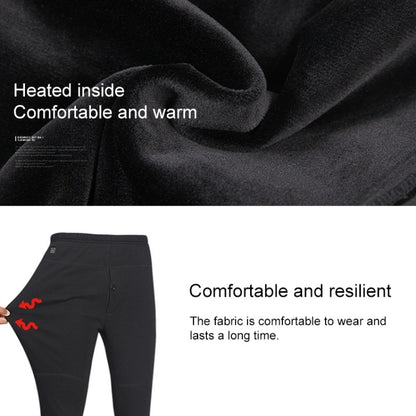 USB Secure Smart Thermostat Hair Hot Pants for Men (Color:Black Size:XXXXXL) - Pants by buy2fix | Online Shopping UK | buy2fix