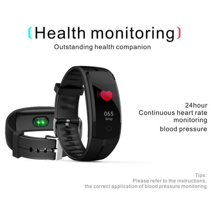 QS100 0.96 inches TFT Color Screen Smart Bracelet IP67 Waterproof, Support Call Reminder /Heart Rate Monitoring /Sleep Monitoring /Sedentary Reminder /Blood Pressure Monitoring (Black) - Smart Wear by buy2fix | Online Shopping UK | buy2fix