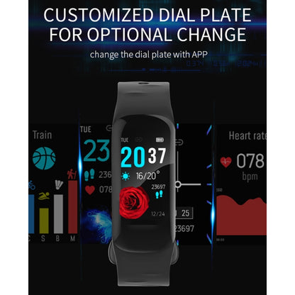 H29 1.14 inches IPS Color Screen Smart Bracelet IP67 Waterproof, Support Step Counting / Call Reminder / Heart Rate Monitoring / Sleep Monitoring (Black) - Smart Wear by buy2fix | Online Shopping UK | buy2fix