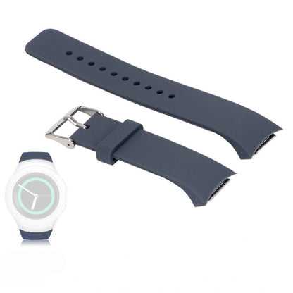 Solid Color Watch Band for Galaxy Gear S2 R720(Grey) - Smart Wear by buy2fix | Online Shopping UK | buy2fix