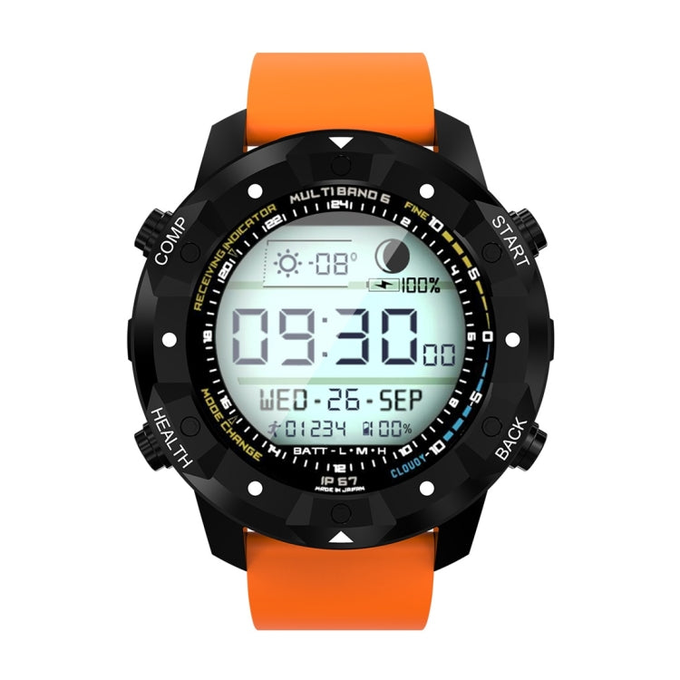 S3 1.39 inch OLED Screen Display Bluetooth Smart Watch, IP67 Waterproof, Support Compass / Heart Rate Monitor / SIM Card / GPS Navigation, Compatible with Android and iOS Phones(Orange) - Smart Wear by buy2fix | Online Shopping UK | buy2fix