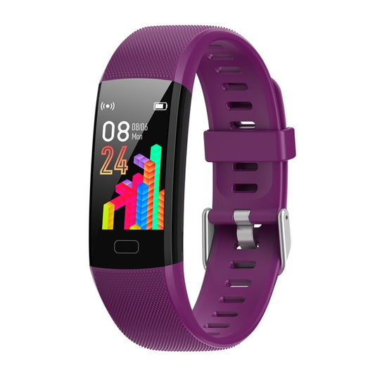 Y10 0.96 inch TFT Color Screen Smart Bracelet, Support Call Reminder/ Heart Rate Monitoring /Blood Pressure Monitoring/ Sleep Monitoring/Blood Oxygen Monitoring(Purple) - Smart Wear by buy2fix | Online Shopping UK | buy2fix