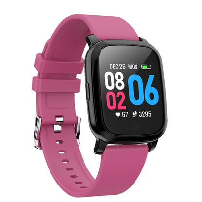 CV06 1.3 inch TFT Color Screen TPU Watch Band Smart Bracelet, Support Call Reminder/ Heart Rate Monitoring /Blood Pressure Monitoring/ Sleep Monitoring/Blood Oxygen Monitoring (Magenta) - Smart Wear by buy2fix | Online Shopping UK | buy2fix