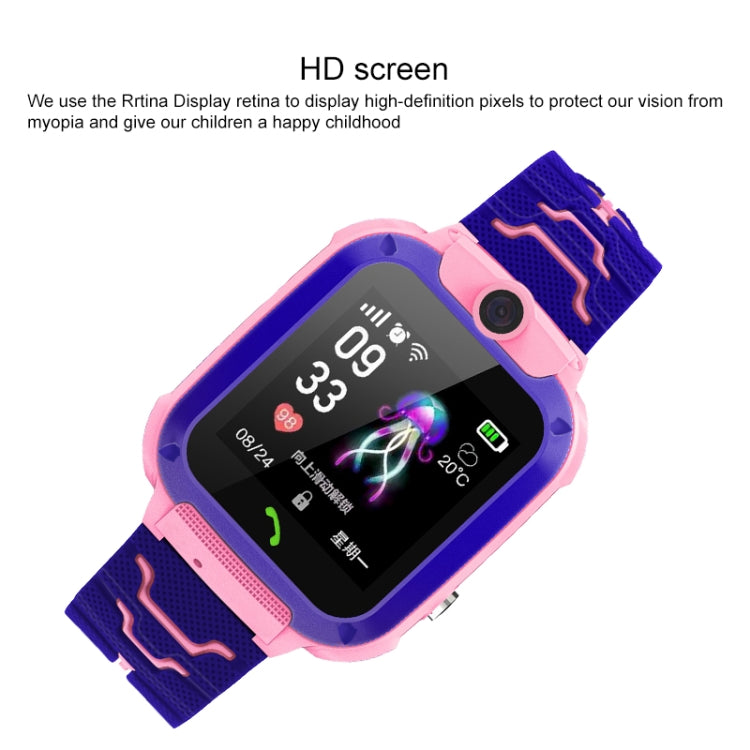 Q120 1.44 inch Color Screen Smartwatch for Children IP67 Waterproof, Support LBS Positioning / Two-way Dialing / One-key First-aid / Voice Monitoring / Setracker APP(Pink) - Smart Wear by buy2fix | Online Shopping UK | buy2fix