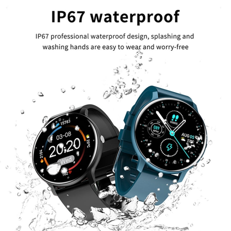 ZL02D 1.28 inch IP67 Waterproof Steel Band Smart Watch Support Heart Rate Monitoring (Black) - Smart Watches by buy2fix | Online Shopping UK | buy2fix