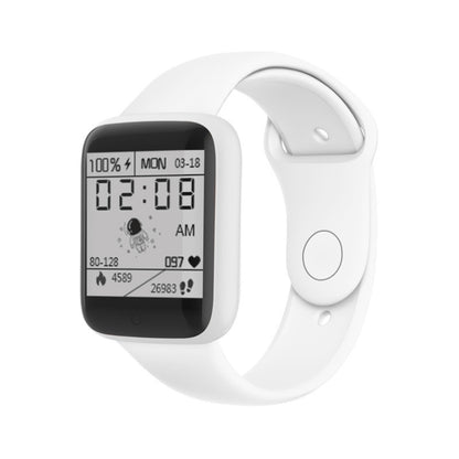 Y68M 1.44 inch Smart Watch, Support Heart Rate Blood Pressure Blood Oxygen Monitoring (White) - Smart Wear by buy2fix | Online Shopping UK | buy2fix