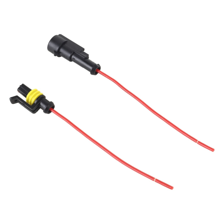10pcs 1P Car Waterproof Plug Car Connector Plug-In, Length：10cm - Cables & Connectors by buy2fix | Online Shopping UK | buy2fix