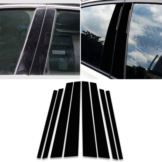 Car B Pillar Decorative Sticker for BMW X5 E70 2008-2013, Left and Right Drive Universal(Black) - In Car by buy2fix | Online Shopping UK | buy2fix