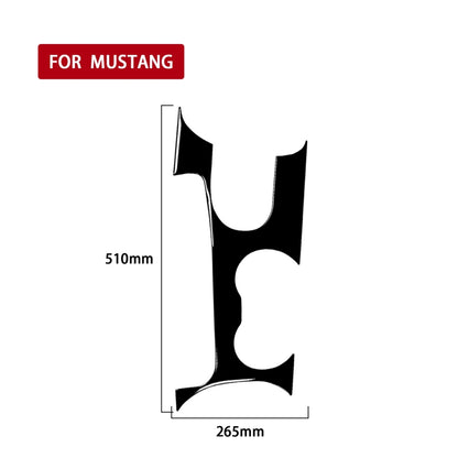 For Ford Mustang 2015-2020 Car Gear Position Panel Decorative Sticker, Left Drive (Black) - In Car by buy2fix | Online Shopping UK | buy2fix