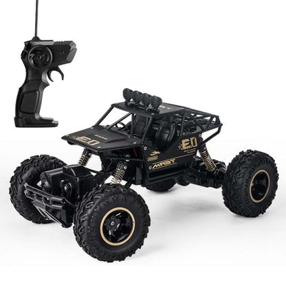 HD6026 1:16 Large Alloy Climbing Car Mountain Bigfoot Cross-country Four-wheel Drive Remote Control Car Toy, Size: 28cm(Black) - RC Cars by buy2fix | Online Shopping UK | buy2fix