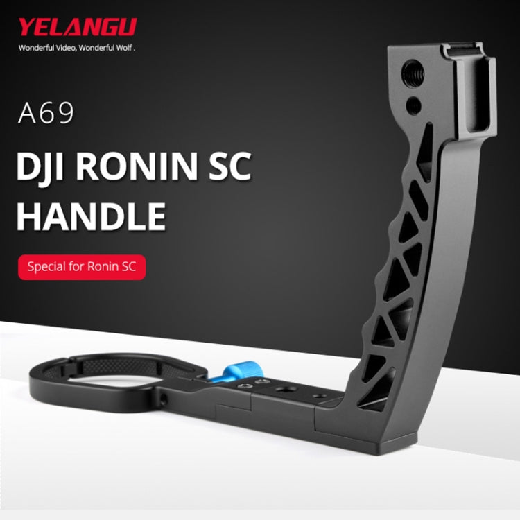 YELANGU A69 Lifting Handle Pot Handheld Stabilizer Extension Mount for DJI Ronin SC (Black) - DJI & GoPro Accessories by YELANGU | Online Shopping UK | buy2fix