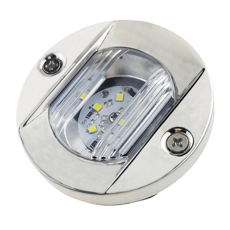 D2947 Stainless Steel 304 Round 12V Yacht Boat LED Stern Light - Taillights by buy2fix | Online Shopping UK | buy2fix