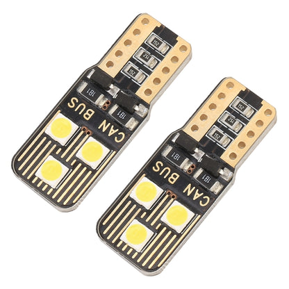 2 PCS T10 / W5W / 168 / 194 DC12V / 1.6W / 6000K / 110LM 6LEDs SMD-3030 Car Clearance Light, with Decoder (White Light) - Clearance Lights by buy2fix | Online Shopping UK | buy2fix