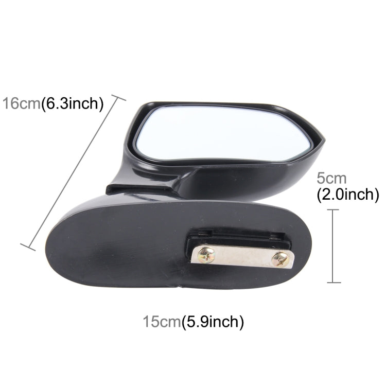 3R-105R 360 Degree Rotatable Right Side Assistant Mirror for Auto Car(Black) - Convex Mirror & Accessories by 3R | Online Shopping UK | buy2fix