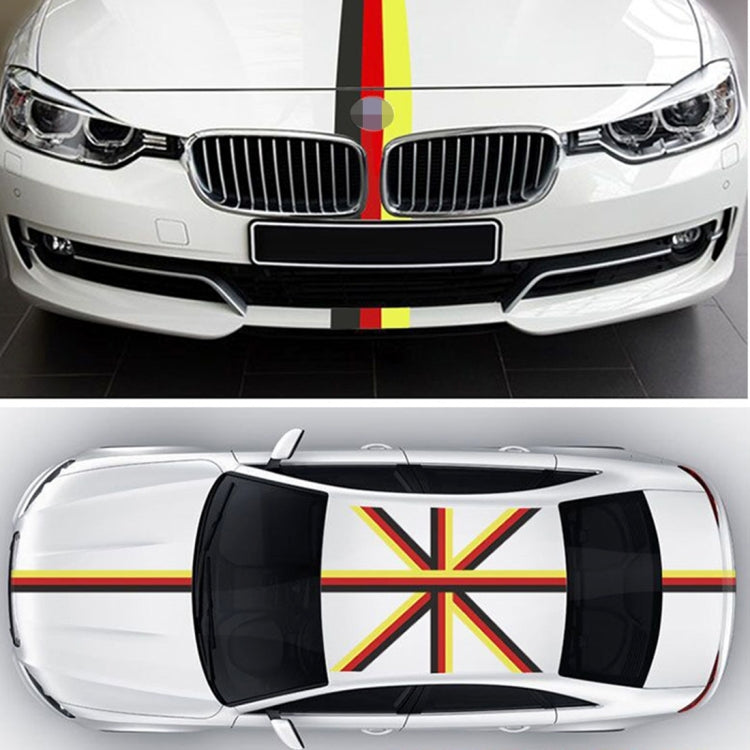 2m German Flag Car Plastic Wrap Sticker Decal Film - Decorative Sticker by buy2fix | Online Shopping UK | buy2fix