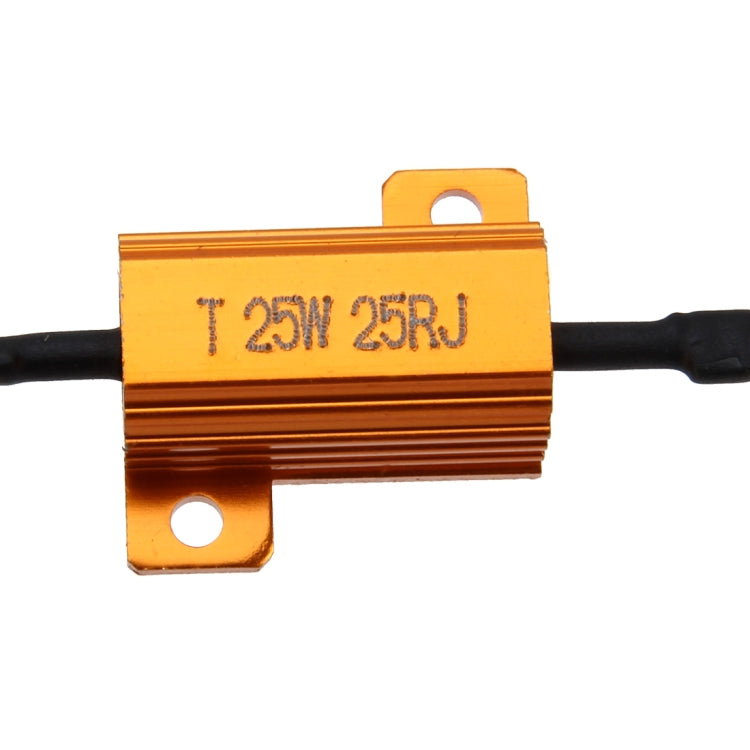 2 PCS Car Canbus Error Canceller Decoder Load Resistor LED 25W 25 Ohm No Blinking Decoder - Headlight Ballast by buy2fix | Online Shopping UK | buy2fix