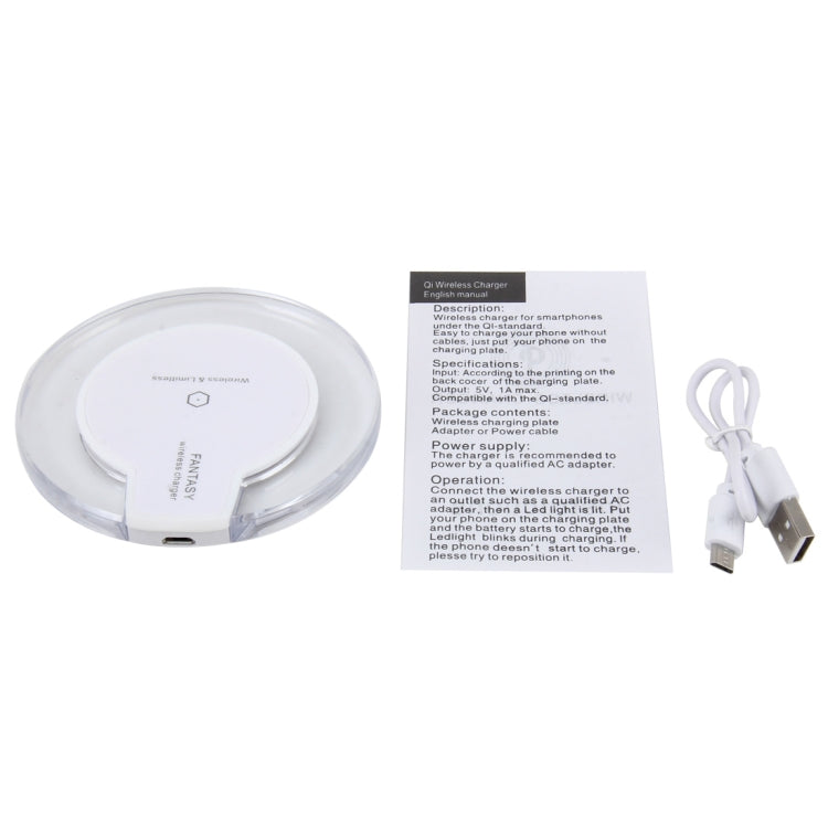 Safety Wireless and Limitless QI-standard Wireless Charger Fast Charging Charger with Micro USB Cable - Wireless Charger Receiver by buy2fix | Online Shopping UK | buy2fix