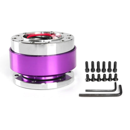 Universal 60mm Car Steering Wheel Quick Release HUB Racing Adapter Snap Off Boss Kit(Purple) - In Car by buy2fix | Online Shopping UK | buy2fix