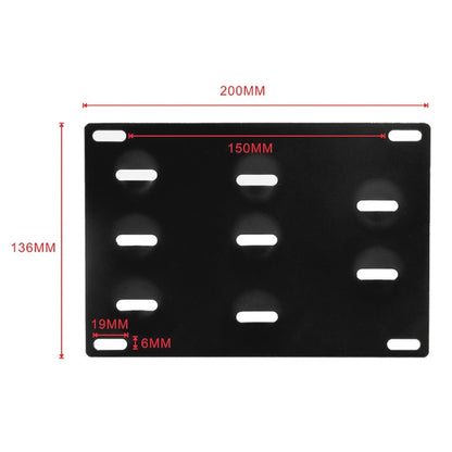 Car Front Bumper Tow Hook License Plate Mounting Bracket Holder for Mazda / Lexus - License Plate Covers & Frames by buy2fix | Online Shopping UK | buy2fix