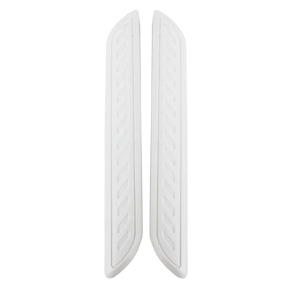 2 PCS Universal Car Auto Rubber Body Bumper Guard Protector Strip Sticker(White) - Anti Collision Sticker by buy2fix | Online Shopping UK | buy2fix