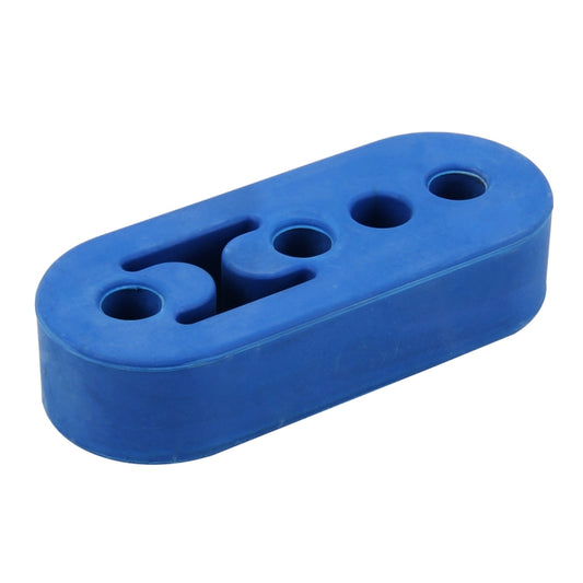 Universal Car 4 Holes Adjustable Rubber Mounting Bracket Exhaust Tube Hanging Rubber Tube(Blue) - In Car by buy2fix | Online Shopping UK | buy2fix