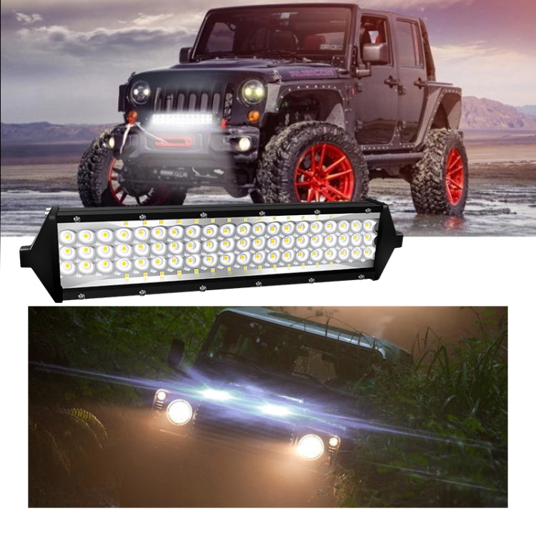 12 inch 5 Row 88 LEDs 26400 Lumen 6000K Car Truck Off-road Vehicle LED Light Bar Work Lights Headlight - Work Lights by buy2fix | Online Shopping UK | buy2fix