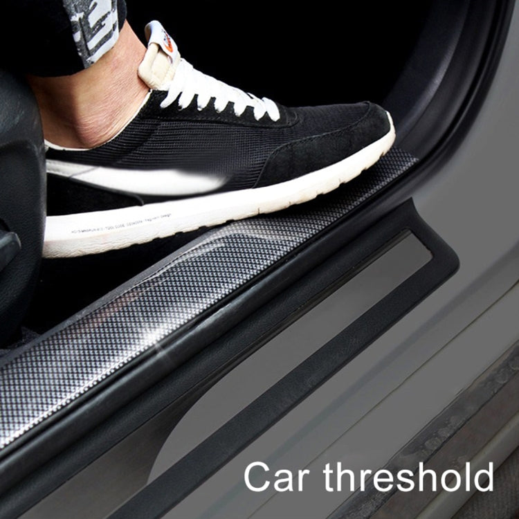 Universal Car Door Threshold Decoration Strip Decorative Sticker, Size : 3CM x 3M(Black) - Decorative Strip by buy2fix | Online Shopping UK | buy2fix