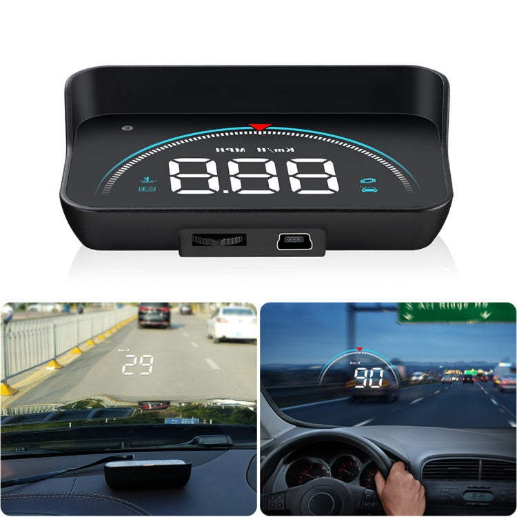 M8 3.5 inch Universal Car OBD2 HUD Vehicle-mounted Head Up Display - Head Up Display System by buy2fix | Online Shopping UK | buy2fix