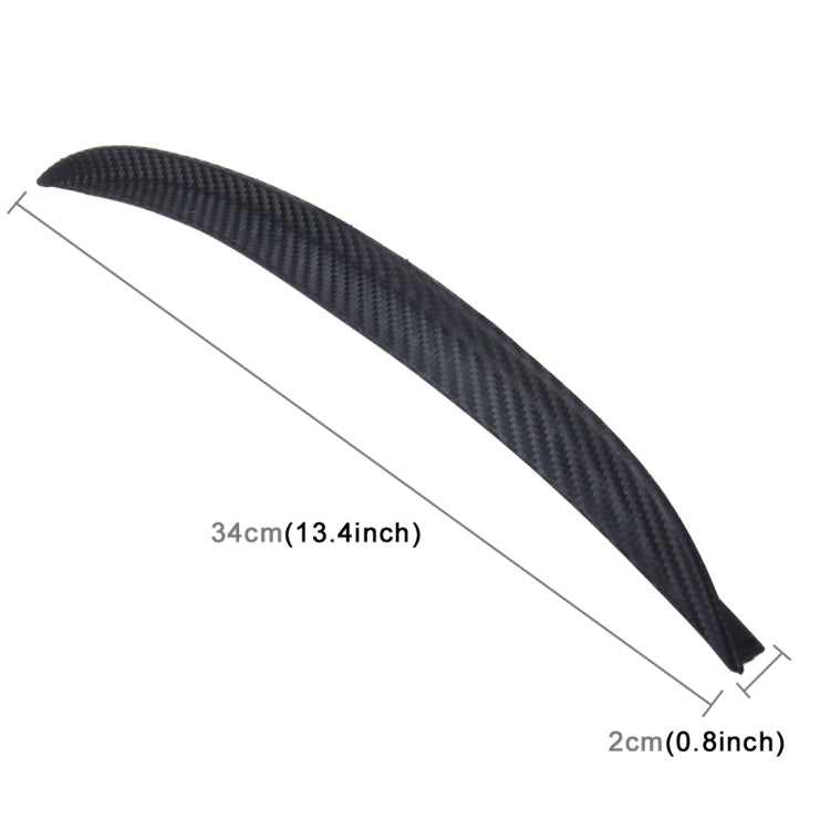 2 PCS Car Auto Rubber Fender Guard Protection Strip Scratch Protector Sticker, Size: 34*2cm - Mudguards by buy2fix | Online Shopping UK | buy2fix