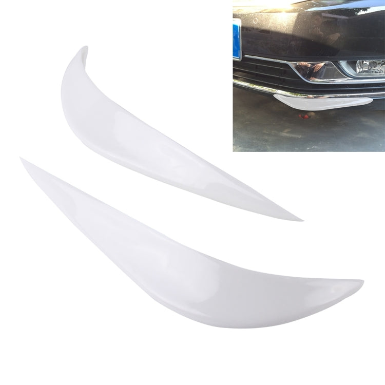 2 PCS YI-237 Universal Car Body Bumper Guard Protector Sticker Turning Guard/Car Crash Bar Bumper Strips /Car Crash Strips/Anti-rub Strips/Anti-rub Bar(White) - Anti Collision Sticker by buy2fix | Online Shopping UK | buy2fix