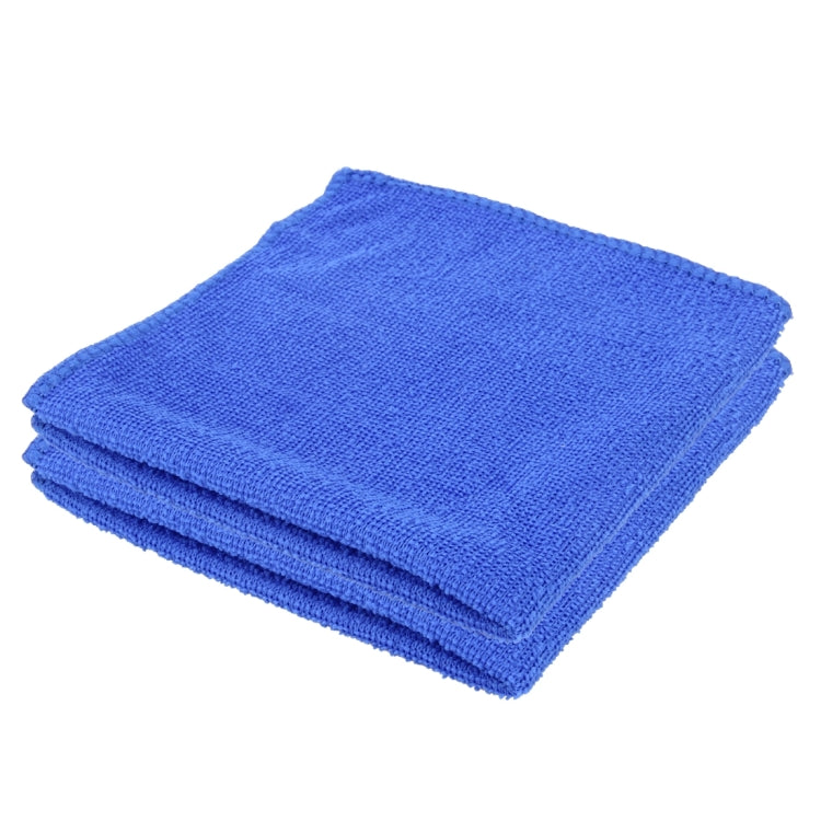 2 PCS Quick Dry Microfiber  Suede Towels Cleaning Cloth Anti-Scratch Car Detailing Care Towels for Wipping off Water Mist(Blue) - Car washing supplies by buy2fix | Online Shopping UK | buy2fix