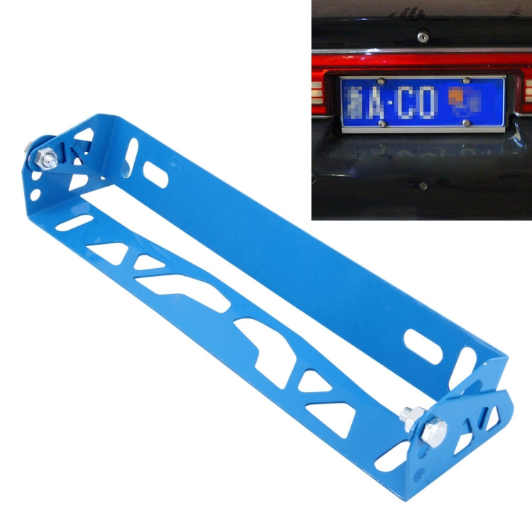 Car Auto Universal Aluminum Alloy Modified License Plate Frame Holder(Blue) - License Plate Covers & Frames by buy2fix | Online Shopping UK | buy2fix