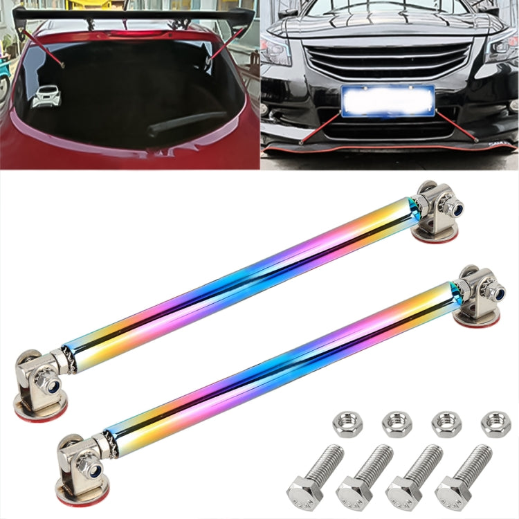 2 PCS Car Modification Adhesive Surrounded Rod Lever Front and Rear Bars Fixed Front Lip Back Shovel, Length: 20cm(Colour) - In Car by buy2fix | Online Shopping UK | buy2fix