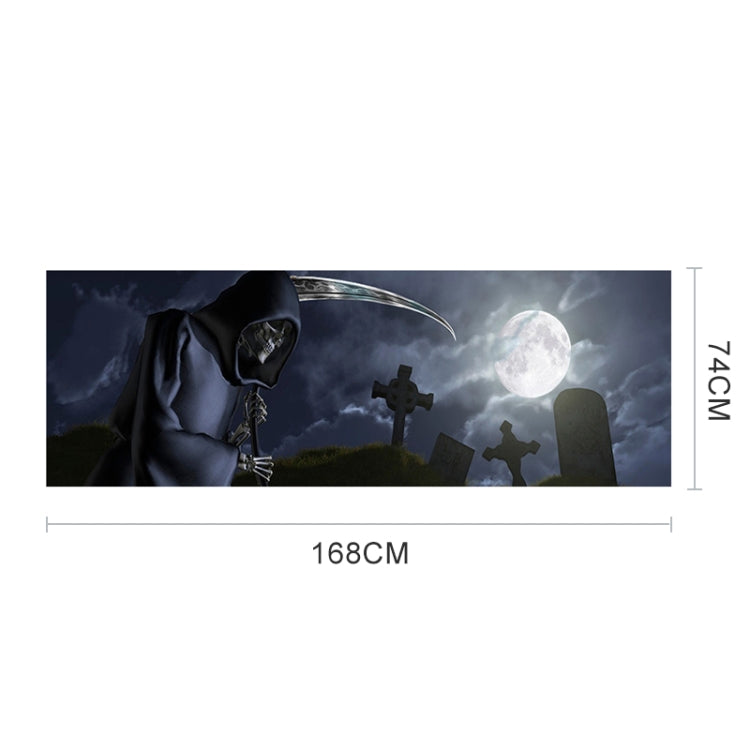 Death Cemetery Pattern Horror Series Car Rear Window Decorative Sticker, Size: 168 x 74cm - Decorative Sticker by buy2fix | Online Shopping UK | buy2fix