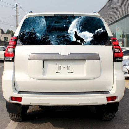 Wolverine Pattern Horror Series Car Rear Window Decorative Sticker, Size: 168 x 74cm - Decorative Sticker by buy2fix | Online Shopping UK | buy2fix