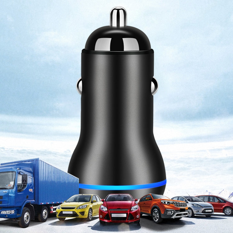 ACC-580 PD 40W Dual Type-C / USB-C Ports Fast Charging Car Charger(Black) - In Car by buy2fix | Online Shopping UK | buy2fix