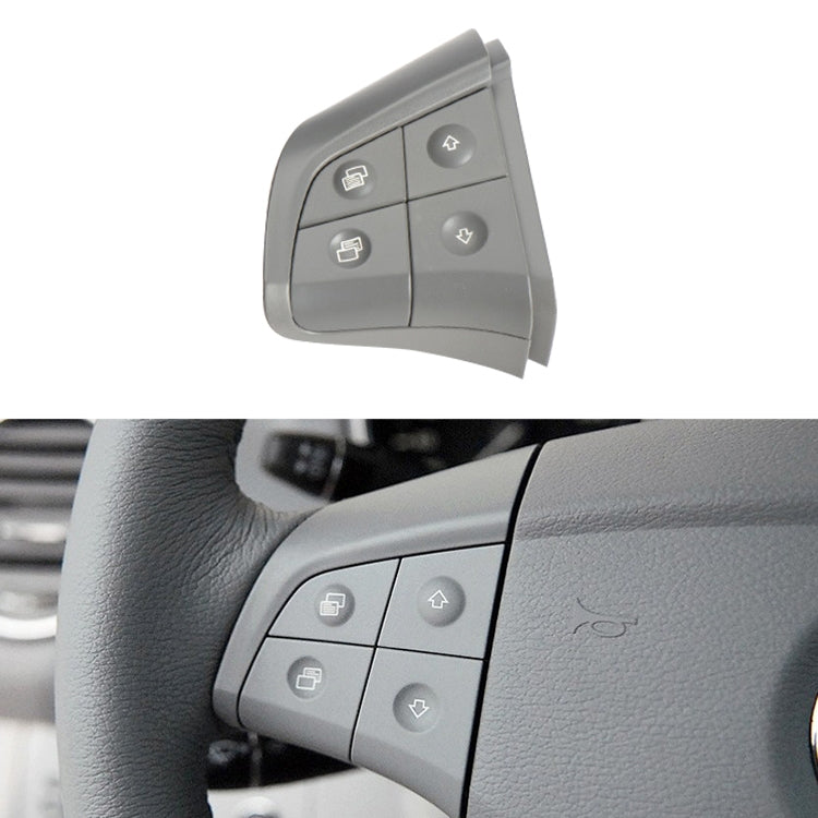 Car Left Side 4-button Steering Wheel Switch Buttons Panel 1648200010 for Mercedes-Benz W164, Left Driving (Grey) - In Car by buy2fix | Online Shopping UK | buy2fix