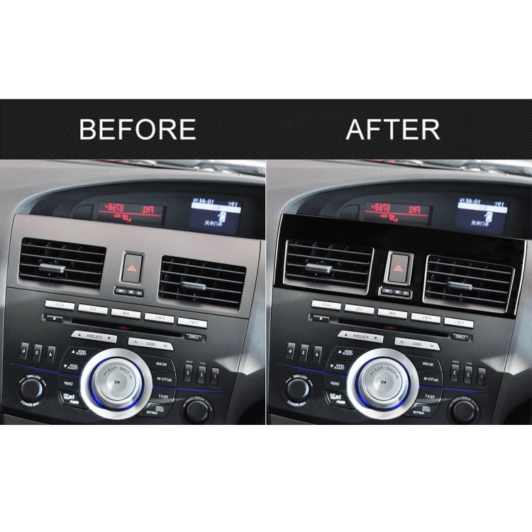 For Mazda 3 Axela 2010-2013 2 in 1 Car Central Vent Set B Decorative Sticker, Right Drive - In Car by buy2fix | Online Shopping UK | buy2fix