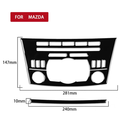 For Mazda 3 Axela 2010-2013 Car Radio Panel Decorative Sticker, Left and Right Drive Universal - In Car by buy2fix | Online Shopping UK | buy2fix