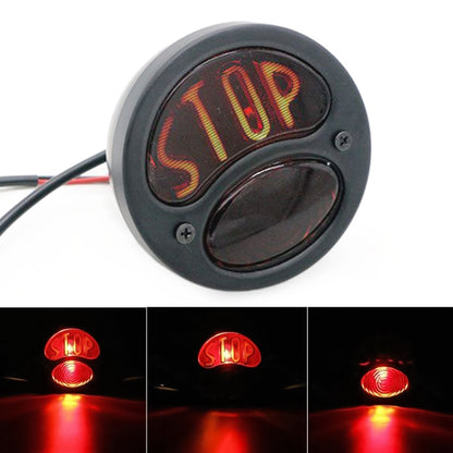 Motorcycle Universal Retro Classic LED Tail Lights(Black) - In Car by buy2fix | Online Shopping UK | buy2fix